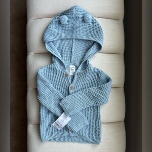 Baby Blue Cardigan Stitched to Perfection! Never Worn!